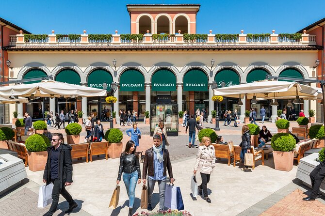 Serravalle Outlet Luxury Shopping Tour- Semiprivate VIP Transfer - Tour Inclusions