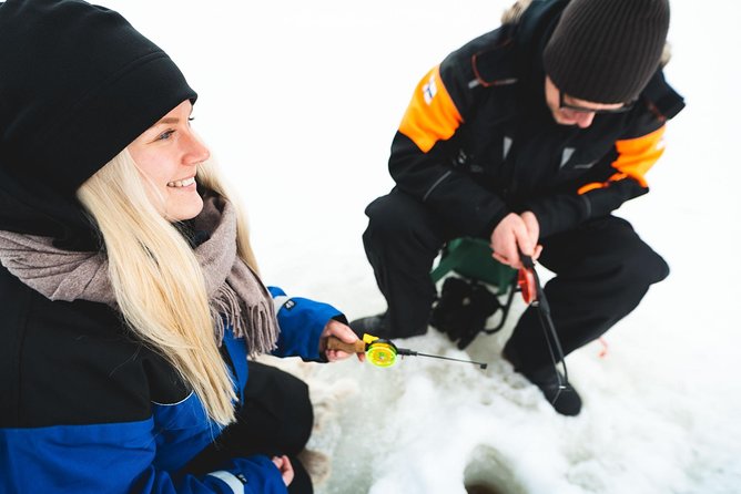 Snowmobile Safari With Ice Fishing Experience