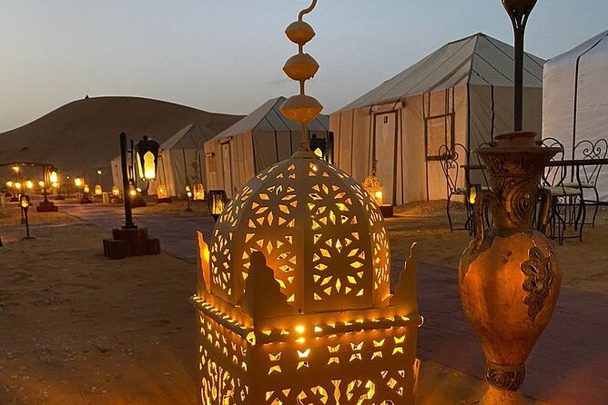 Sunset With Dinner And Berber Music in Merzouga Desert With 4WD
