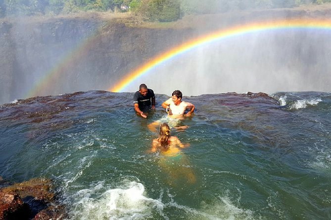 Swimming Experience at Devils Pool in Victoria Falls