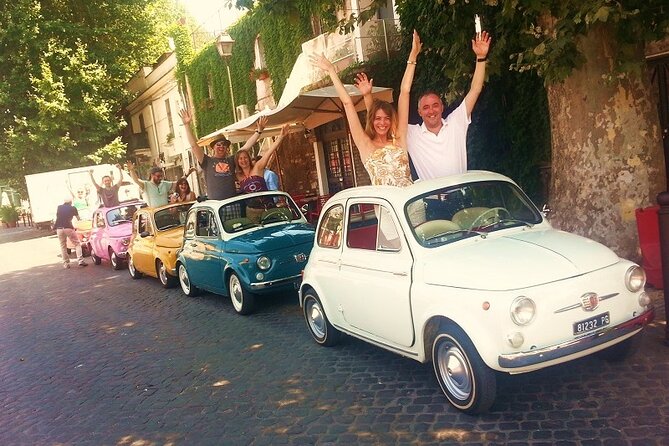 The ORIGINAL Fiat 500 Happy Spritz Tour - Inclusions and Pickup Information