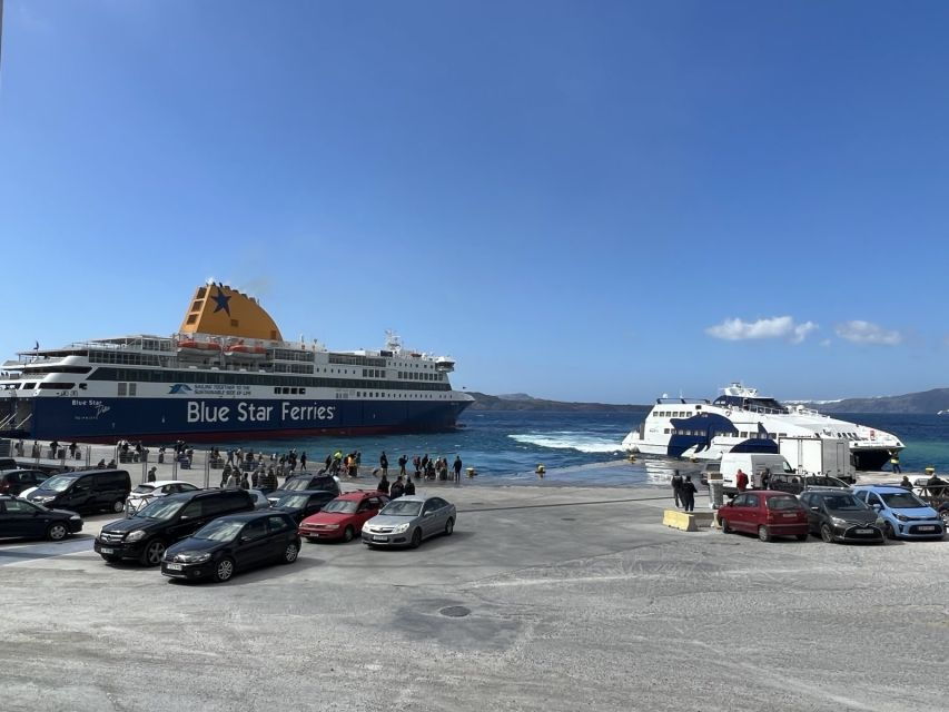 Transfer From Santorini Ferry Port to Airport (Jtr)