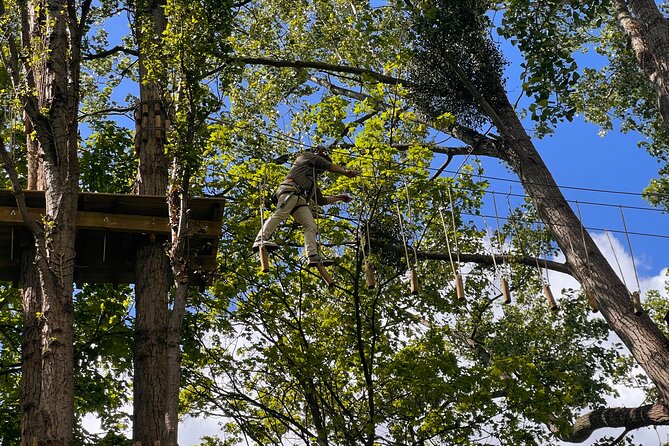 Treetop Adventure Course in the Heart of Rouen