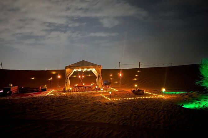 5 Hours Romantic Private Dinner at Desert in Dubai - Package Inclusions