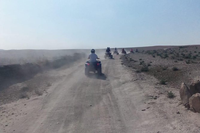 A Day in the Agafay Desert, Quad Biking, Lunch, Pool and Camel Access. - Start Time and Maximum Travelers