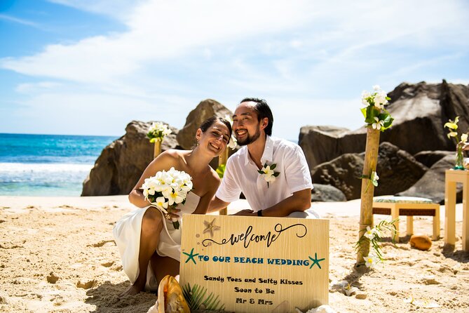 Beach Wedding Ceremony - Inclusions and Exclusions