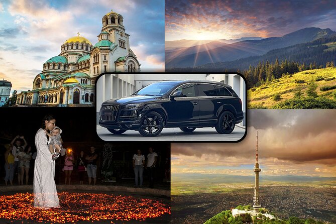 Experience Sofia From the Top and the Unique Fire Dance - Explore Sofias Night Scape