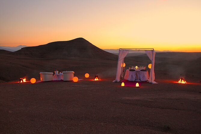 From Marrakesh Sunset and Magical Dinner in Agafay Desert - Transfer to Agafay Desert