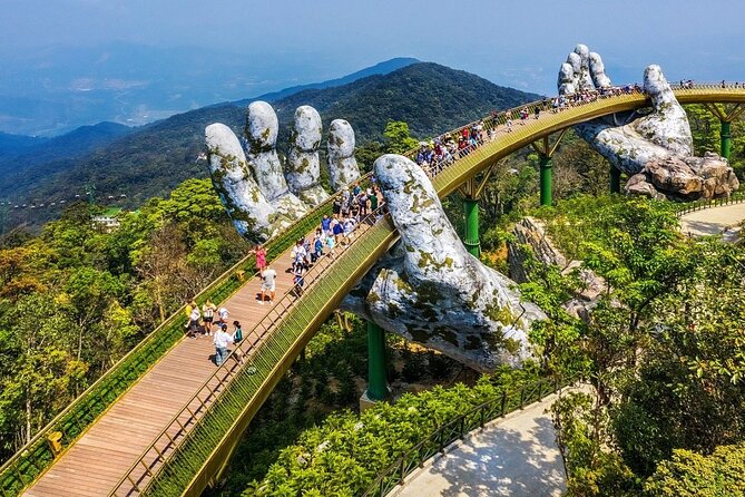 Golden Bridge Ba Na Hills With Buffets Lunch 2 Ways Cable Car - Itinerary Highlights