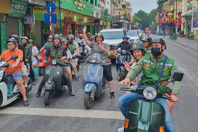 Hanoi Vespa Tours: Food + Culture + Fun on Army Vespa - Customer Reviews