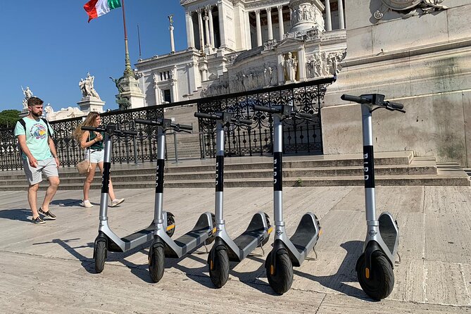 Historical Tour of the Statues of Rome by Electric Scooter - Inclusions and Equipment Provided