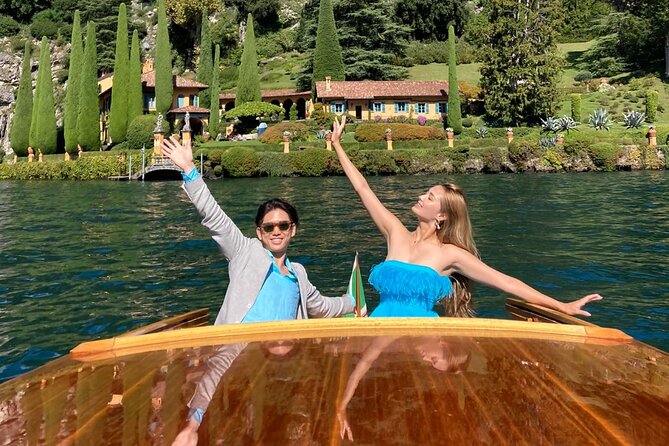 LA DOLCE Vita: Lake Como 4 Hours Private Boat Cruise + 1hr Stop