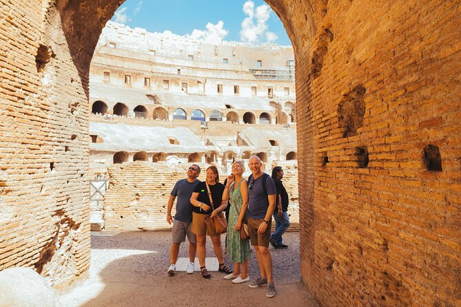 Last Entry Colosseum, Arena, Forum & Rooftop Aperitif Small Group - Tour Highlights