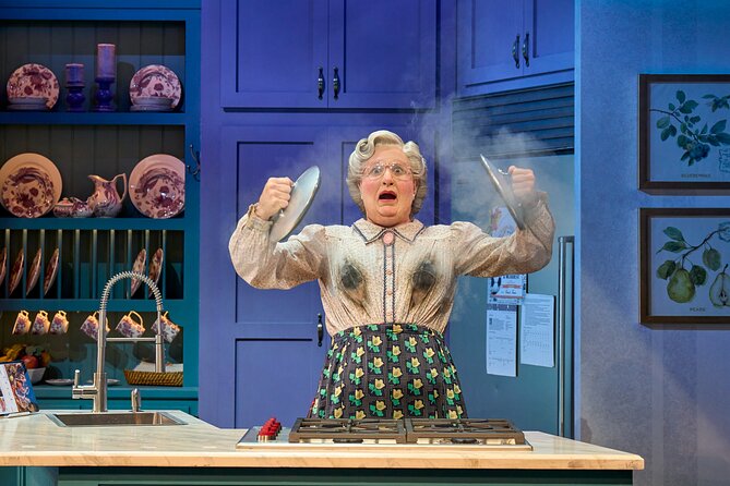 Mrs. Doubtfire London Theater Tickets With Three Course Meal - Ticket Details