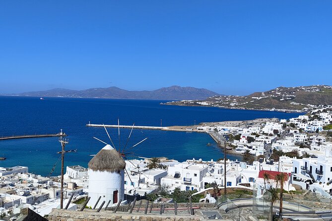 Mykonos Semi Private Bus Tour in English Spanish