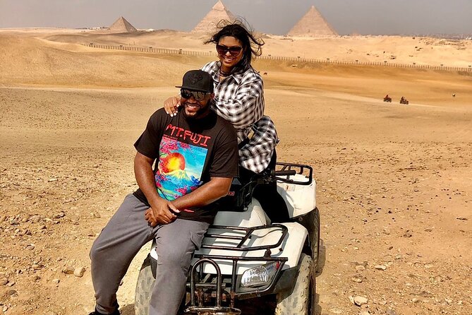 Private Tour at Giza Pyramids, With Camel Ride, Quad Bike, and Lunch With Bazaar - Transportation and Pickup Details