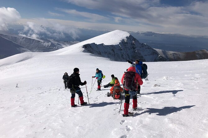 Private Winter Hiking to Skolio Peak at Mt Olympus
