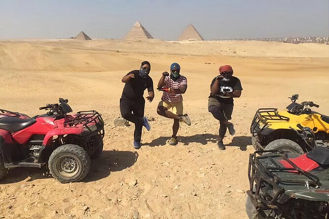 Quad Biking Around the Giza Pyramids Area