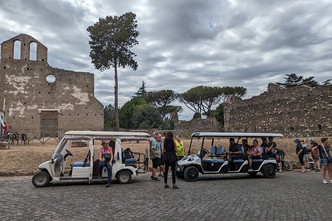 Rome: Appian Way & Catacombs Golf Cart Tour - Shared|Small Groups - Itinerary Details