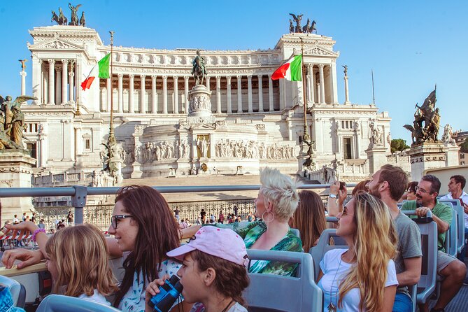 Rome Hop-On Hop-Off Bus With Transfer From Civitavecchia Port