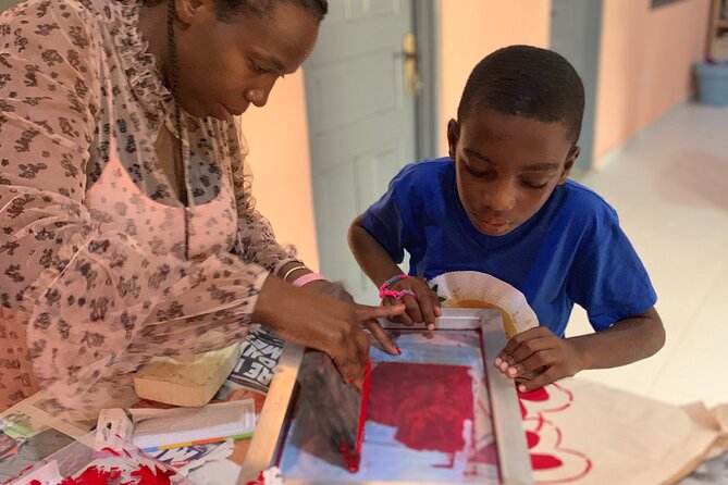 Screen Printing At The Craft Village