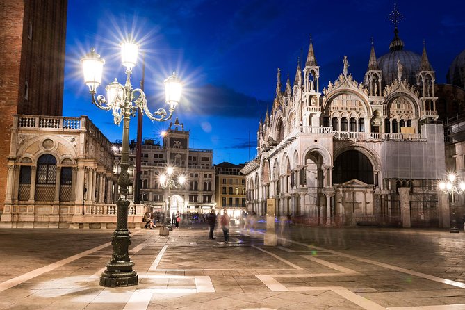 Venice Night Secrets Guided Tour From St Mark to Marco Polo House Frari & Rialto - Tour Highlights