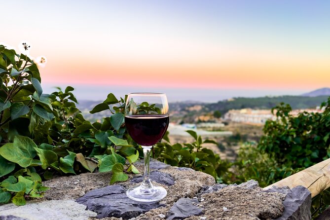 Wine Sunset. The Splendor of Spanish Wines on Costa Blanca - Scenic Sunset Views