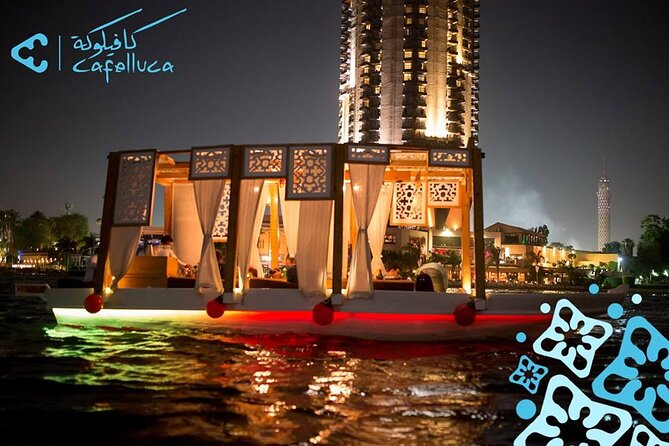 Cairo Cafelluca Nile Sailing Boat Trip Available For Breakfast, Lunch & Dinner