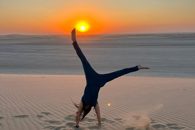 Doha Half Day Desert Safari Dune Bashing Camel Ride Sandboarding - Camel Ride Adventure