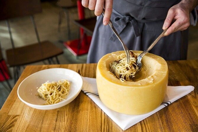 Flambée Cheese Wheel Truffled Pasta and Tiramisù - Indulge in a Private Dining Experience