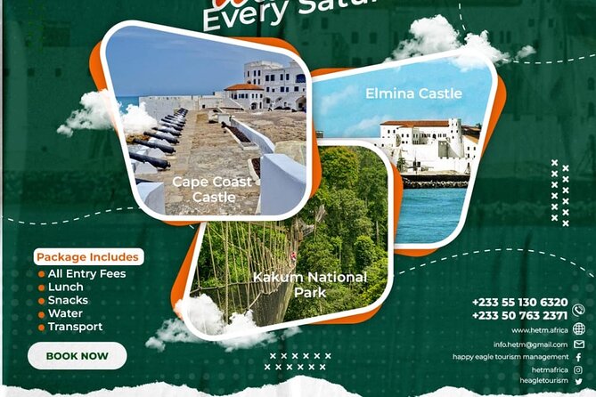 Full-Day Guided Tour Around Cape Coast - Booking and Reservation