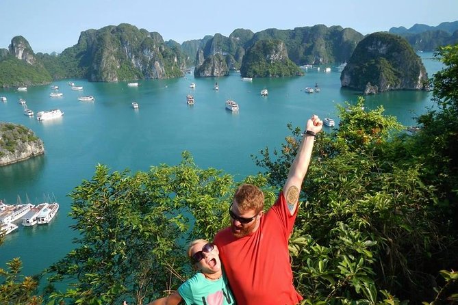 Ha Long Bay One Day by Express Bus and 6 Hour Cruise - Swimming, Kayaking - Sunset Party