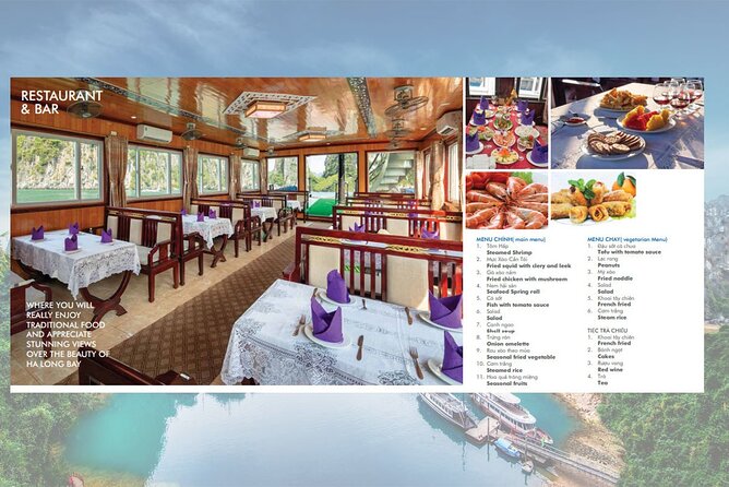 Halong Bay in Just One Day With Ti Top Island - Dining Experience