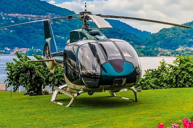 Helicopter Tour on Lake Como With Stop for Aperitif - Booking Information Breakdown