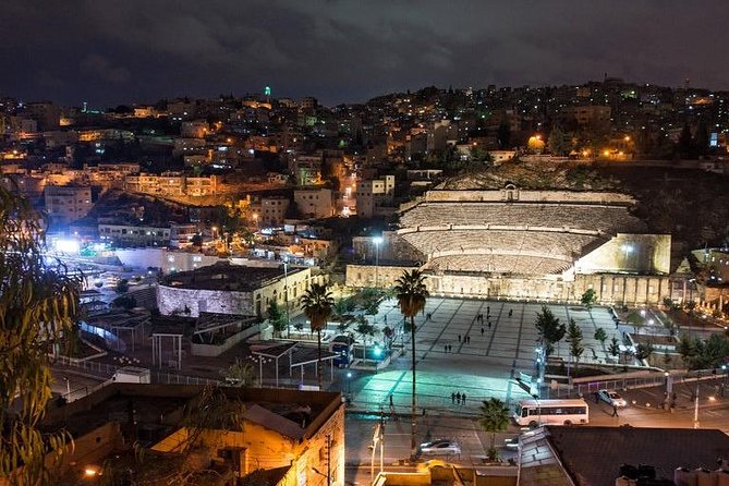 Night Tour of Amman From Dead Sea