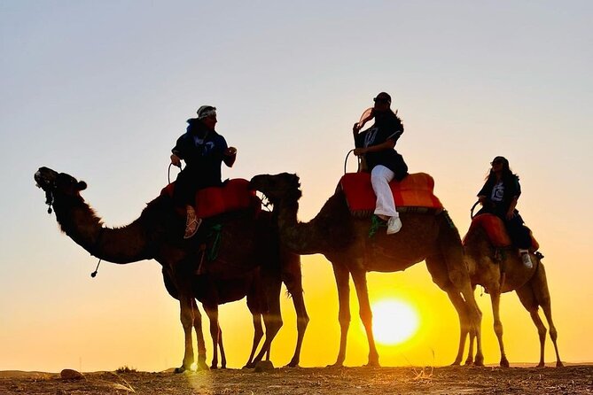 Private Dinner & Luxe Quads and Camel Ride With Sunset in Desert - Inclusions