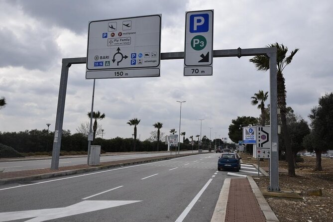 Private Transfer From Matera Hotel to Bari Airport - Booking Confirmation