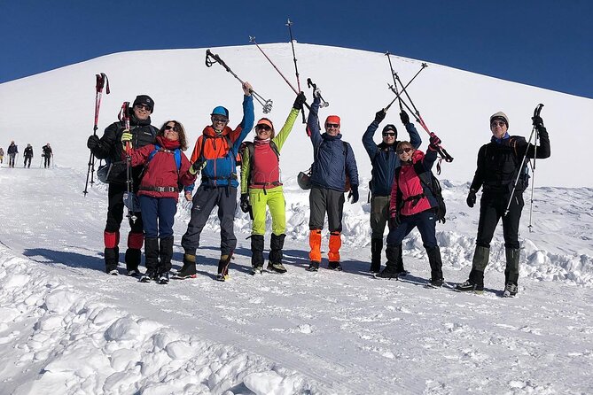 Private Winter Hiking to Skolio Peak at Mt Olympus - End Point