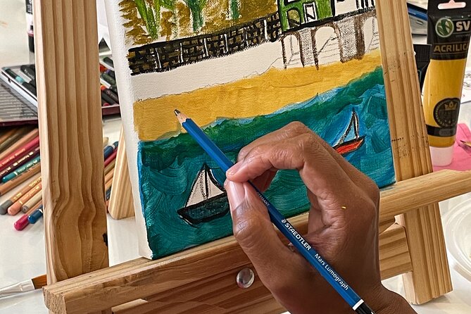 2H Wine Tasting and Painting in an Art Studio - Timing and Schedule