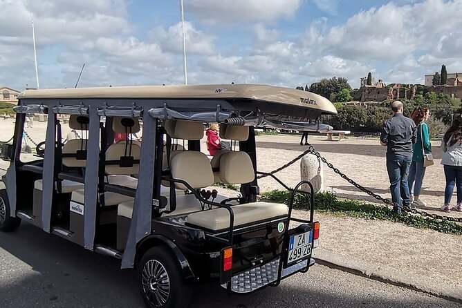 3-Hour Highlights Private Luxury Golf Cart Tour in Rome - Disclaimer