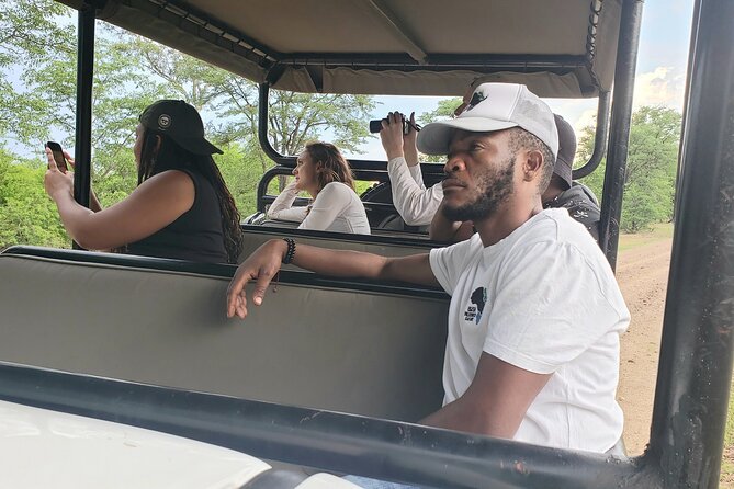 A Private White Rhino Game Drive Plus Short Walk - Highlights