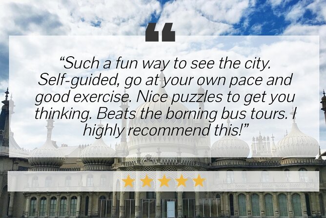 Brighton: Self Guided City Walk and Interactive Treasure Hunt - Accessibility and Group Size