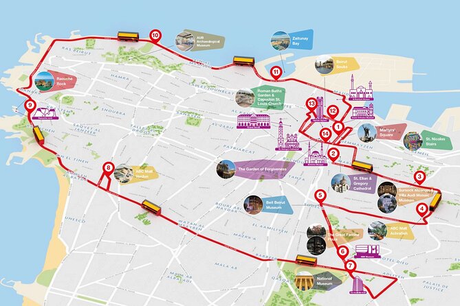 City Sightseeing Beirut Hop-On Hop-Off Bus Tour - Tour Details