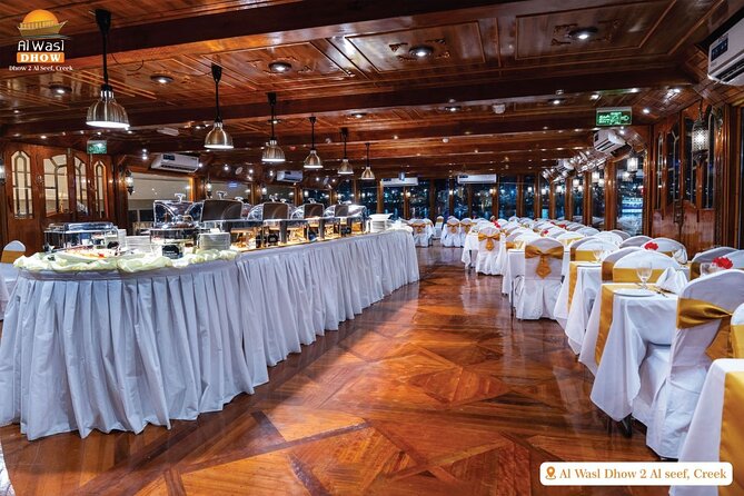 Dubai Best Dhow Cruise Dinner Buffet (Multi Cusine) - Frequently Asked Questions
