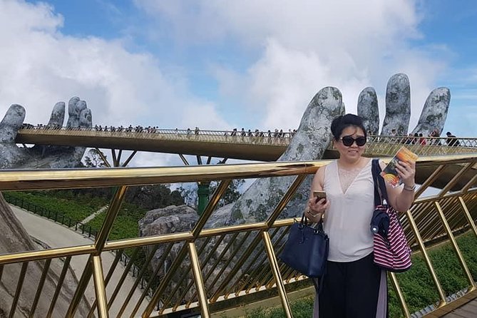 GOLDEN BRIDGE & BA NA HILL in Early Moring to Avoid Crowds From DA NANG or HOIAN - Unique Experiences Offered