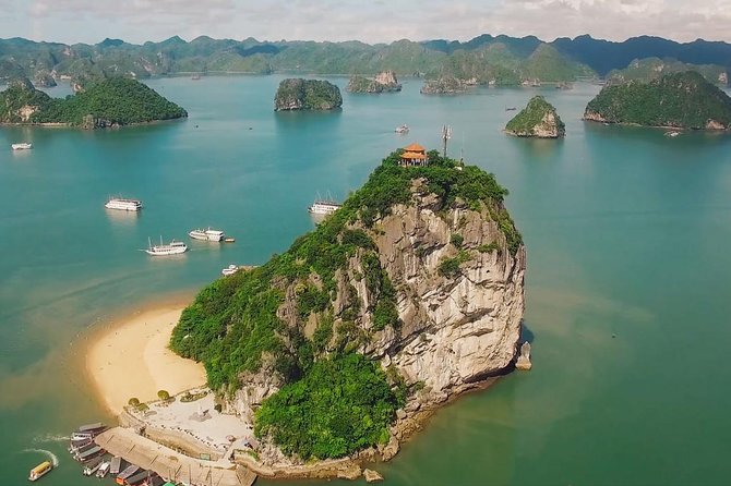 Half Day Explore Halong Bay With Lunch, Sung Sot Cave, Titop Island and Kayaking - End Point