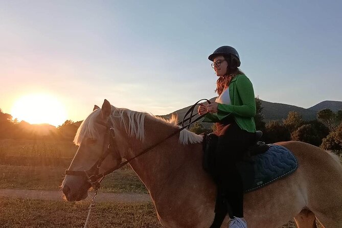 Horseback Riding at Sunset 1 Hour at the Certosa Di Pisa - Safety Gear Provided