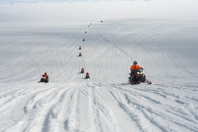 Into the Glacier Combo: Snowmobiling + Langjökull Ice Cave
