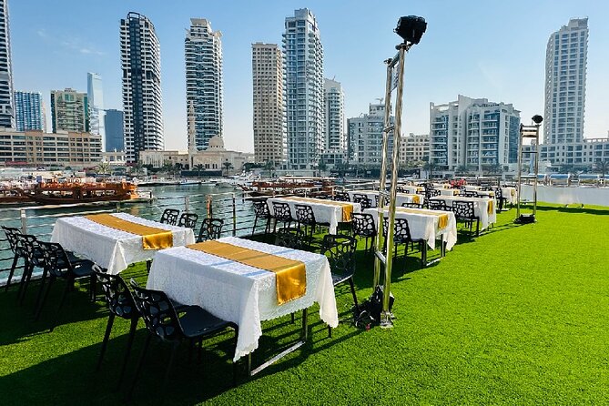 Orchid Super Yacht Dinner Cruise Dubai With Transfers Option - Tour Directions