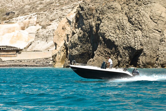 Rent a Boat With 30/50hp Engine in Santorini Without a License - Meeting Point: Vlichada, Greece